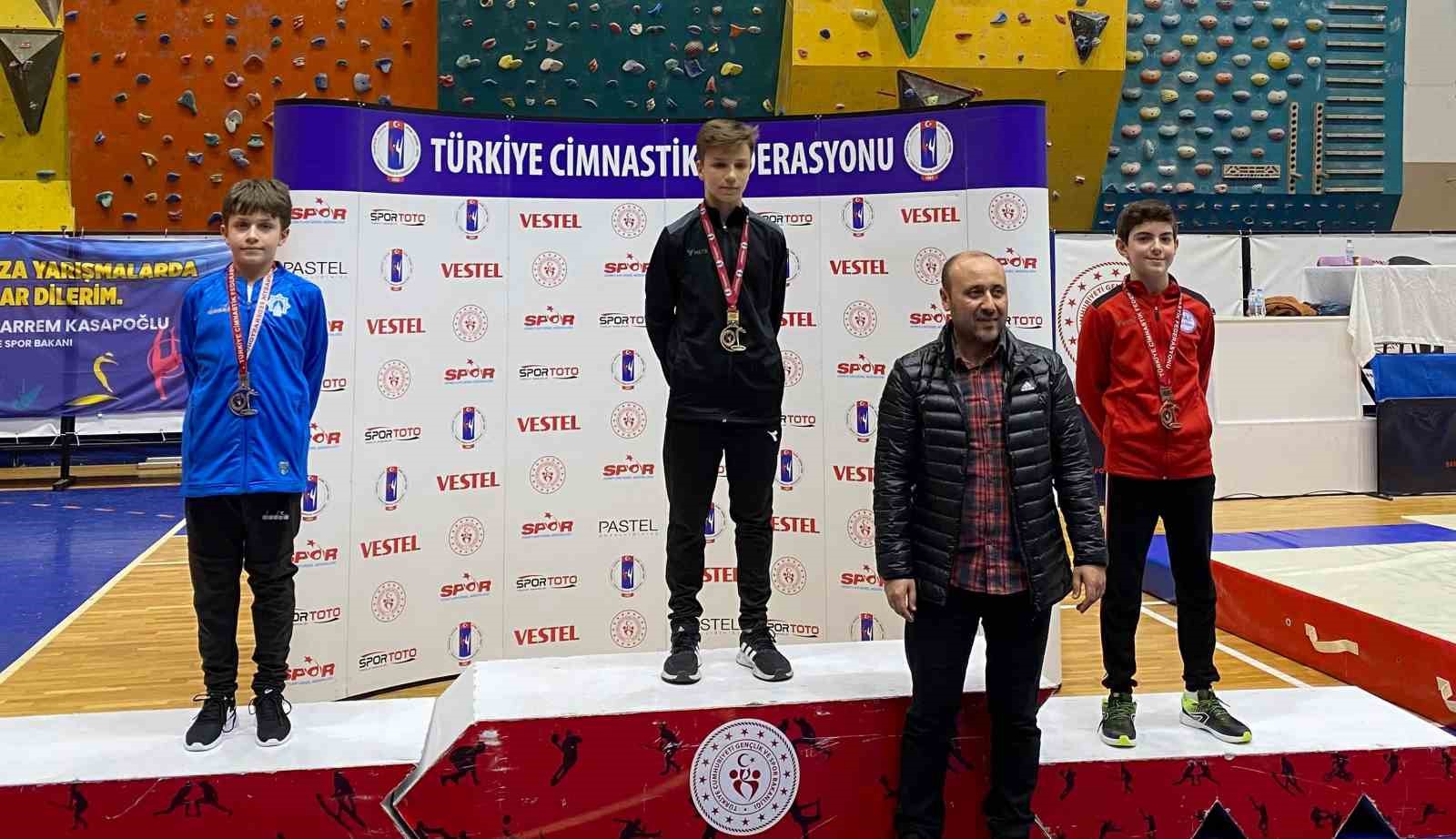 Karatay’ın trampolin cimnastik takımı 1. oldu