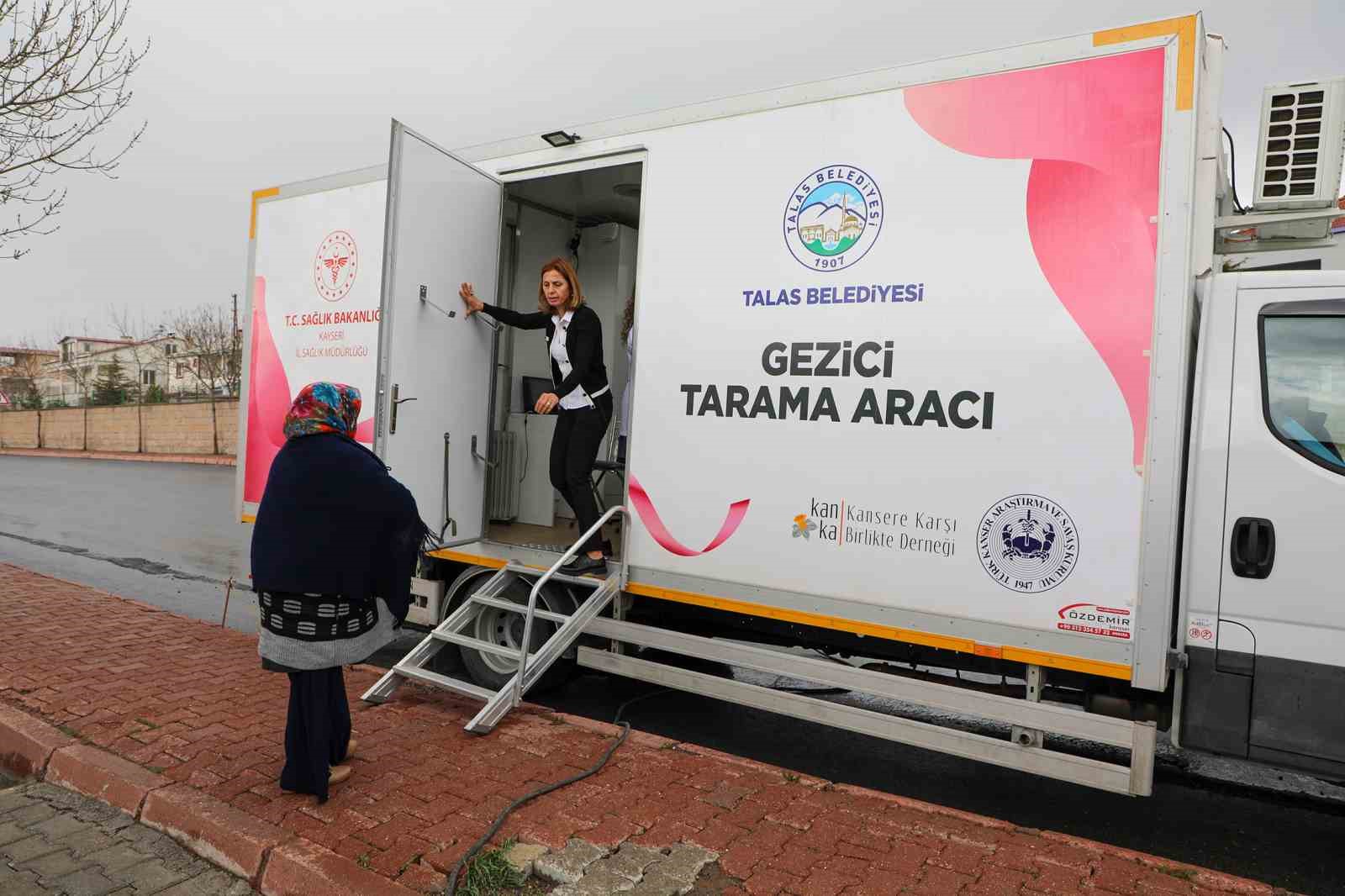 Talas’ın ’Gezici Kanser Tarama Aracı’ yollarda