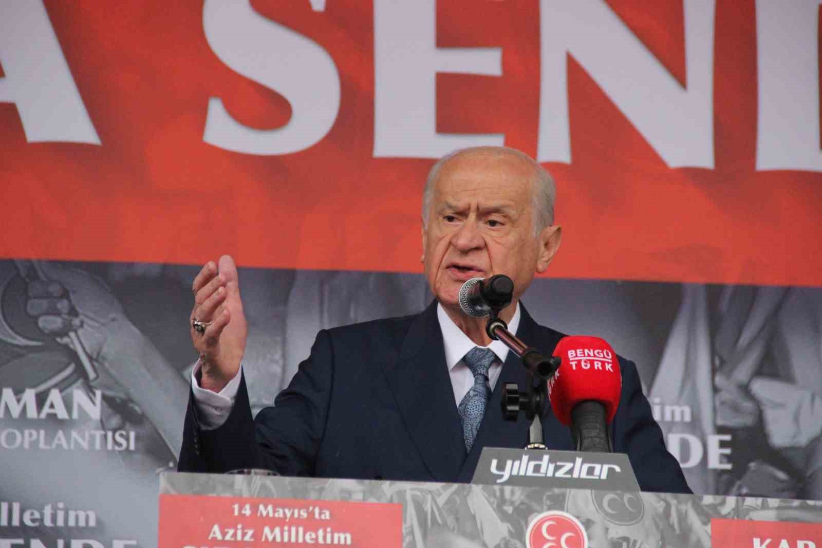 MHP Lideri Bahçeli: “Sözde Kürdistan projesinin figüranı Kılıçdaroğlu’dur”