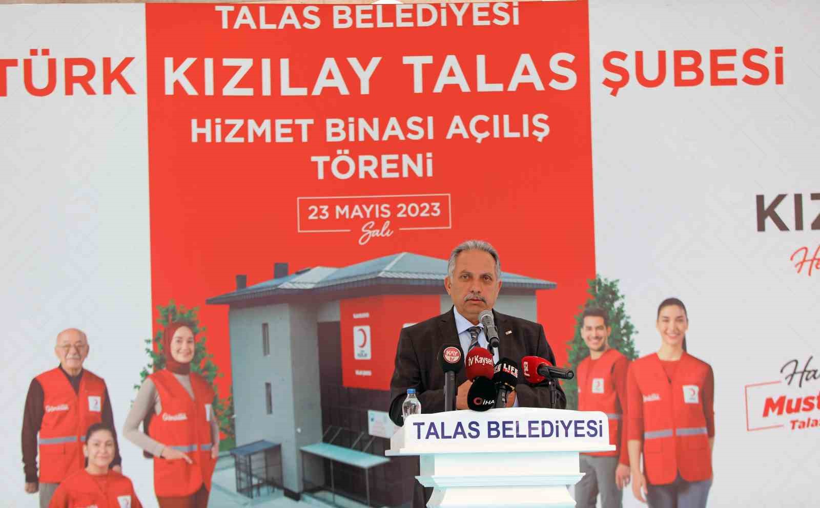 Kızılay Talas’a modern hizmet binası