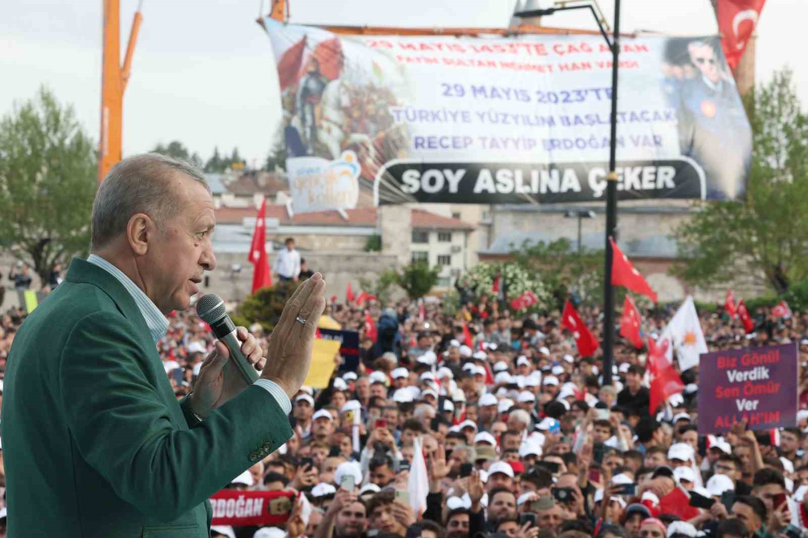 Cumhurbaşkanı Erdoğan: "28 Mayıs’la birlikte inşallah ülkemizin önünde yepyeni kapılar açılacak”