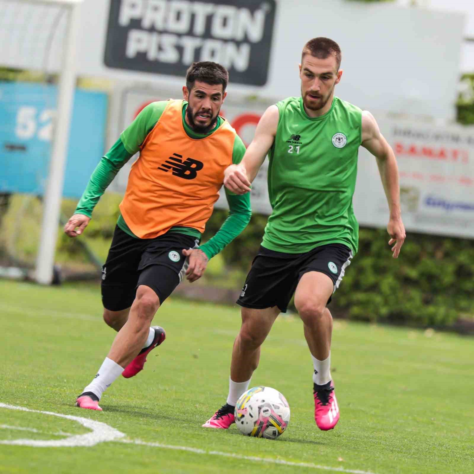 Konyaspor, Sivasspor maçı hazırlıklarını sürdürdü