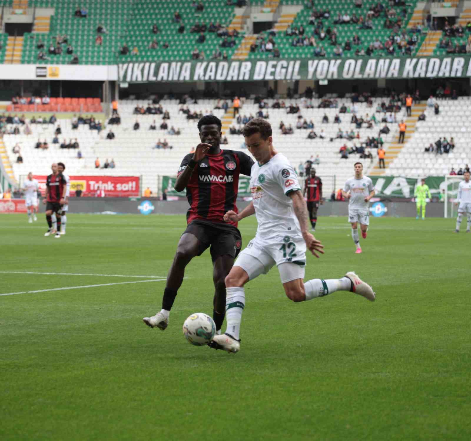 Spor Toto Süper Lig: Konyaspor: 1 - Fatih Karagümrük: 1 (Maç sonucu)