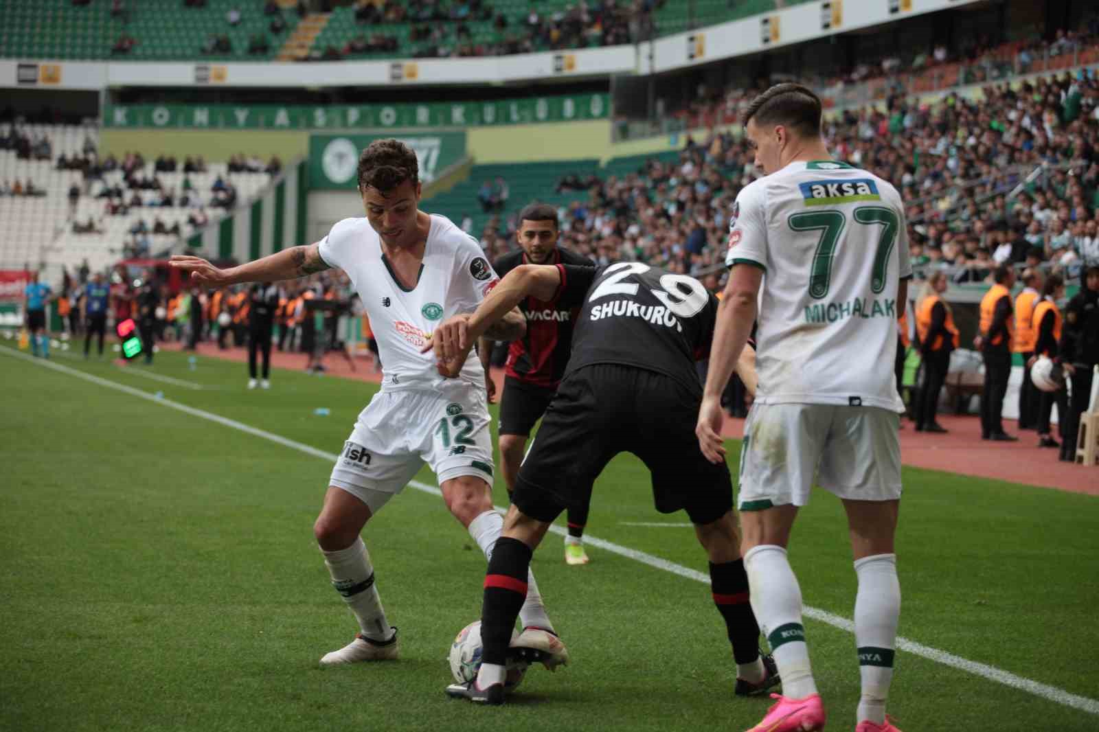 Spor Toto Süper Lig: Konyaspor: 1 - Fatih Karagümrük: 1 (Maç sonucu)