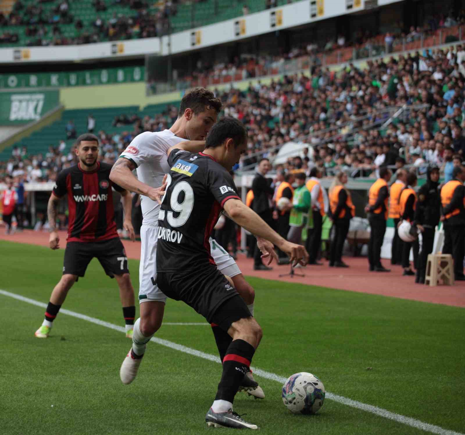 Spor Toto Süper Lig: Konyaspor: 1 - Fatih Karagümrük: 1 (Maç sonucu)