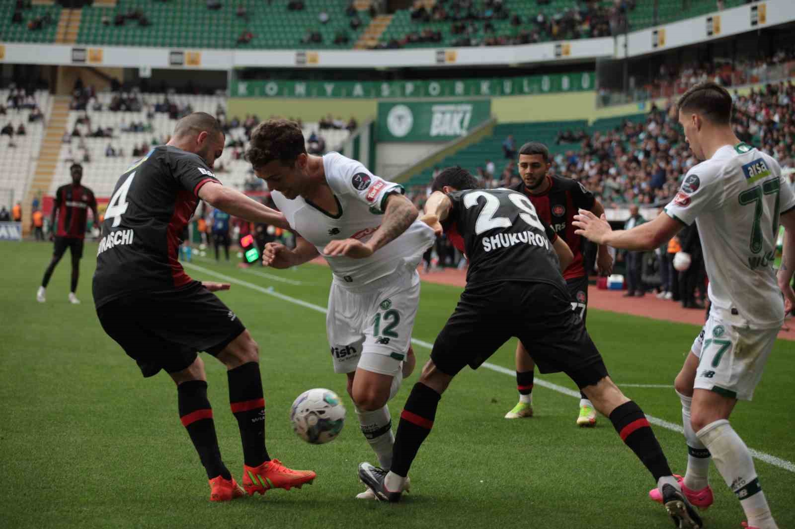 Spor Toto Süper Lig: Konyaspor: 1 - Fatih Karagümrük: 1 (Maç sonucu)