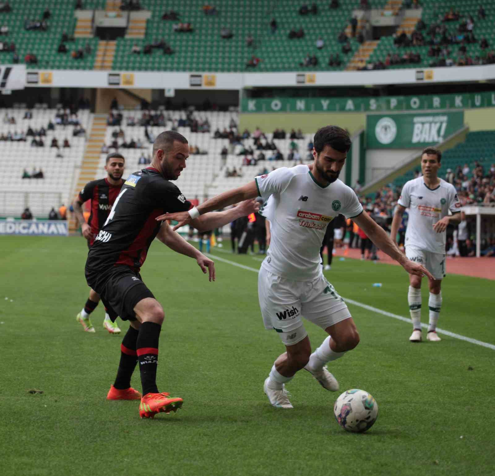 Spor Toto Süper Lig: Konyaspor: 1 - Fatih Karagümrük: 1 (Maç sonucu)