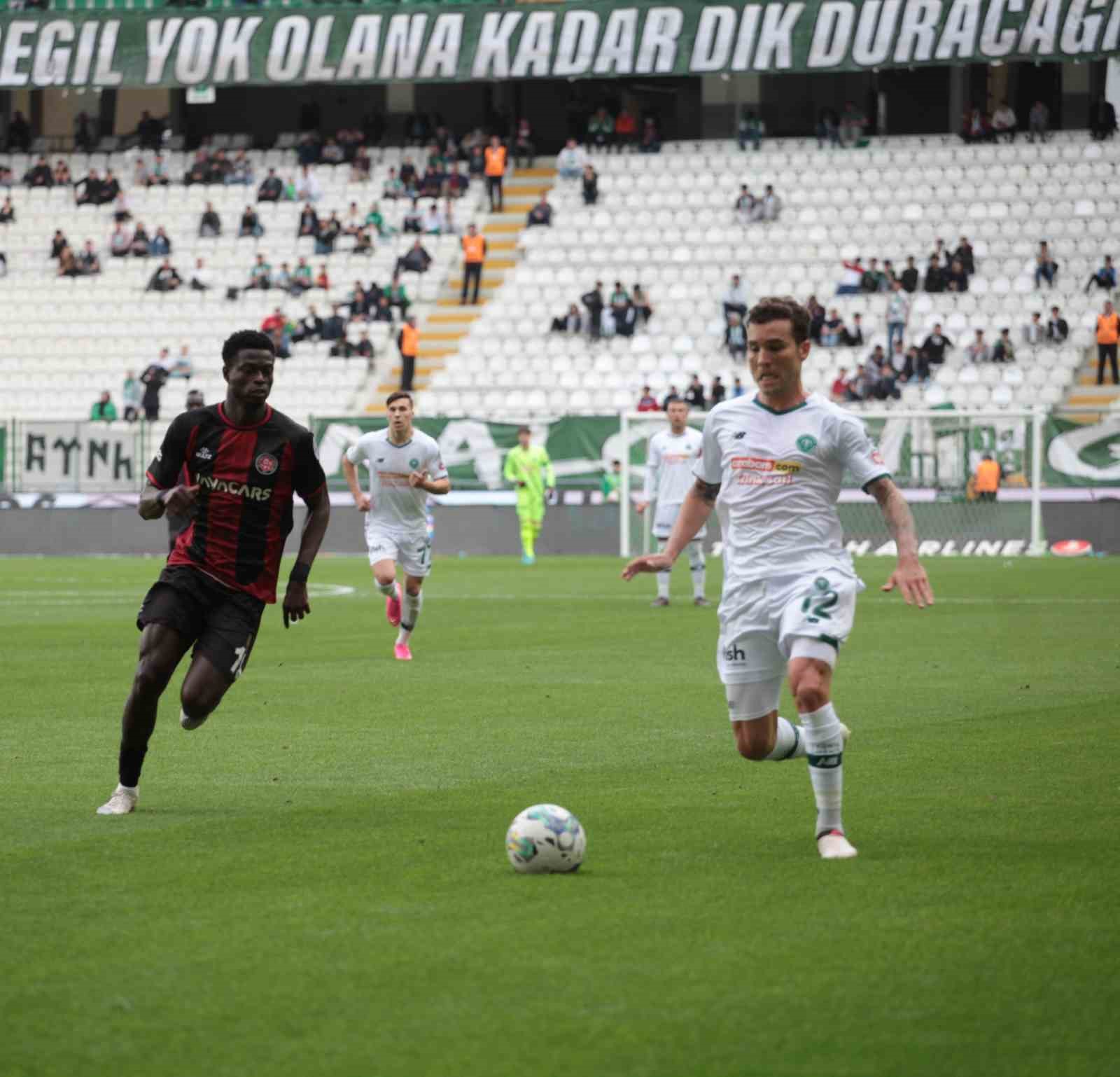 Spor Toto Süper Lig: Konyaspor: 1 - Fatih Karagümrük: 1 (Maç sonucu)