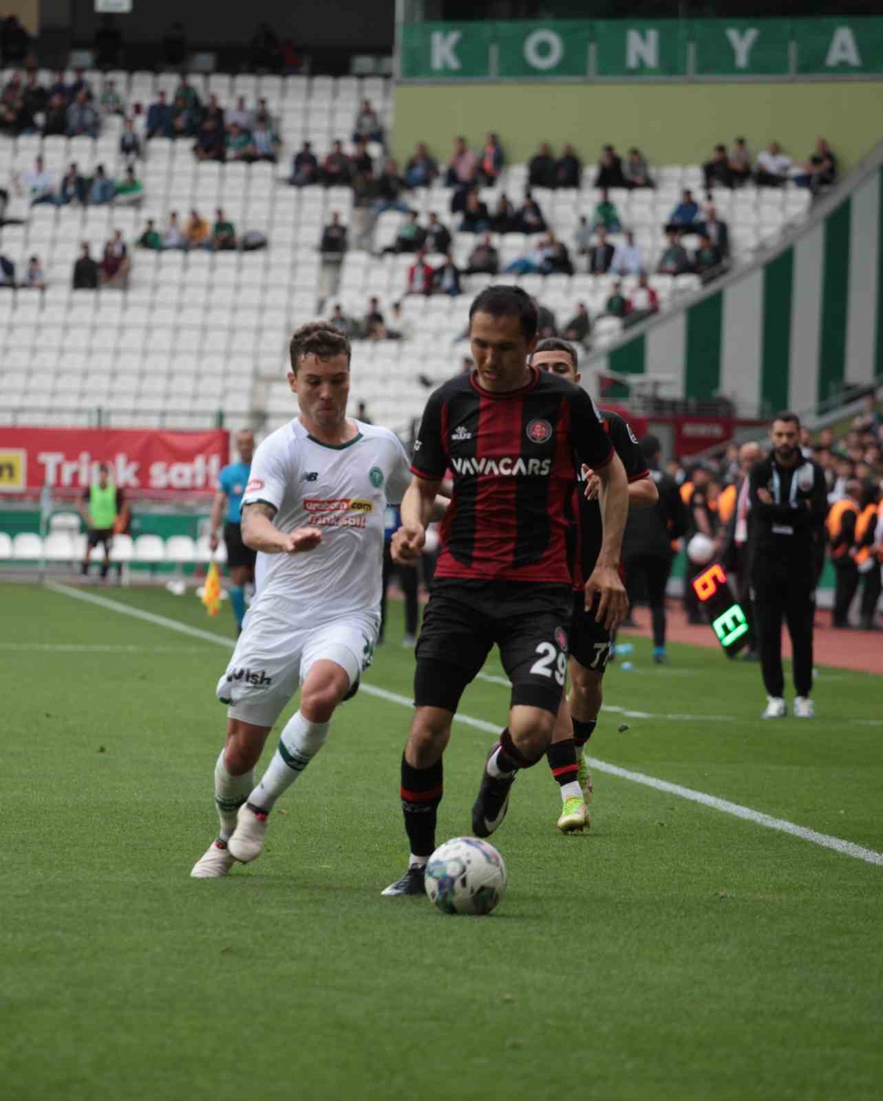 Spor Toto Süper Lig: Konyaspor: 1 - Fatih Karagümrük: 1 (Maç sonucu)