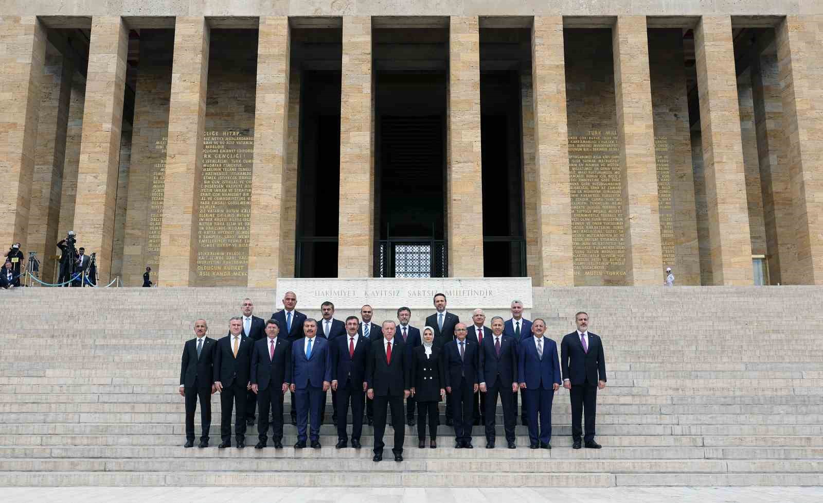 Cumhurbaşkanlığı Kabinesi Anıtkabir’de