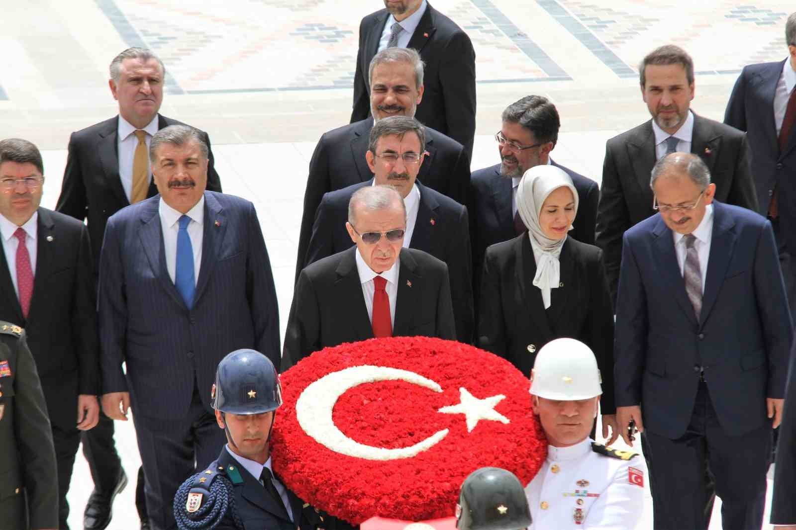 Cumhurbaşkanlığı Kabinesi Anıtkabir’de