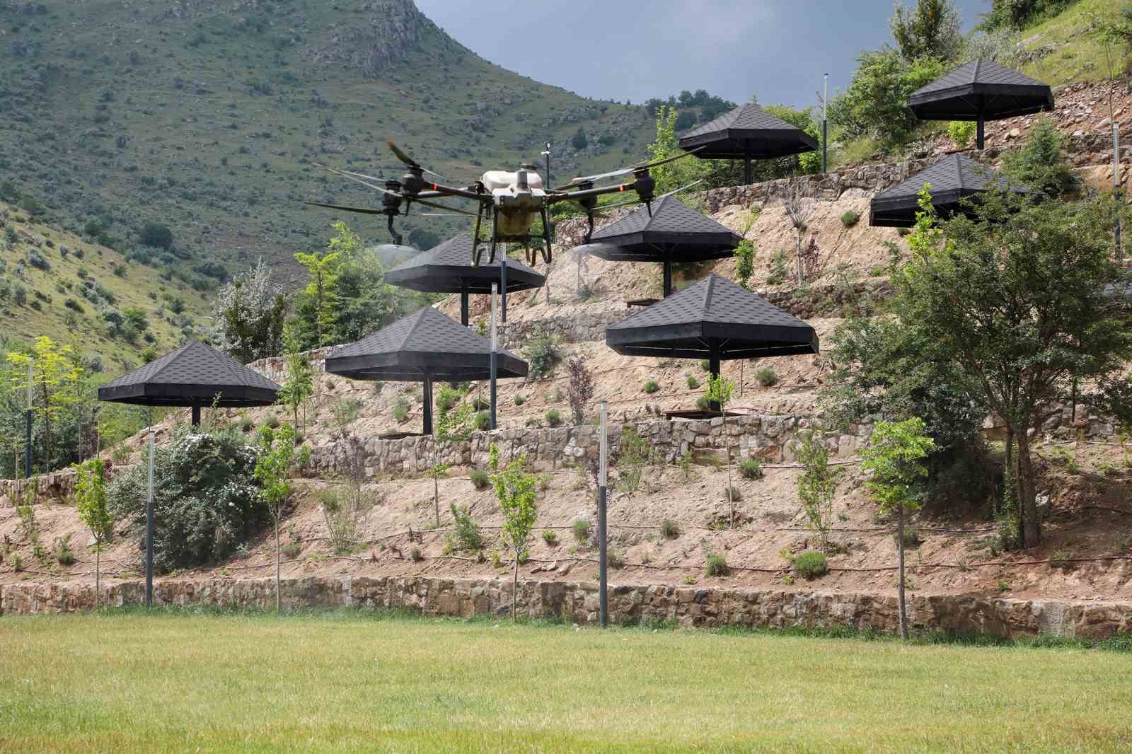 Tarımdan sonra sinek ilaçlamasında da drone devri