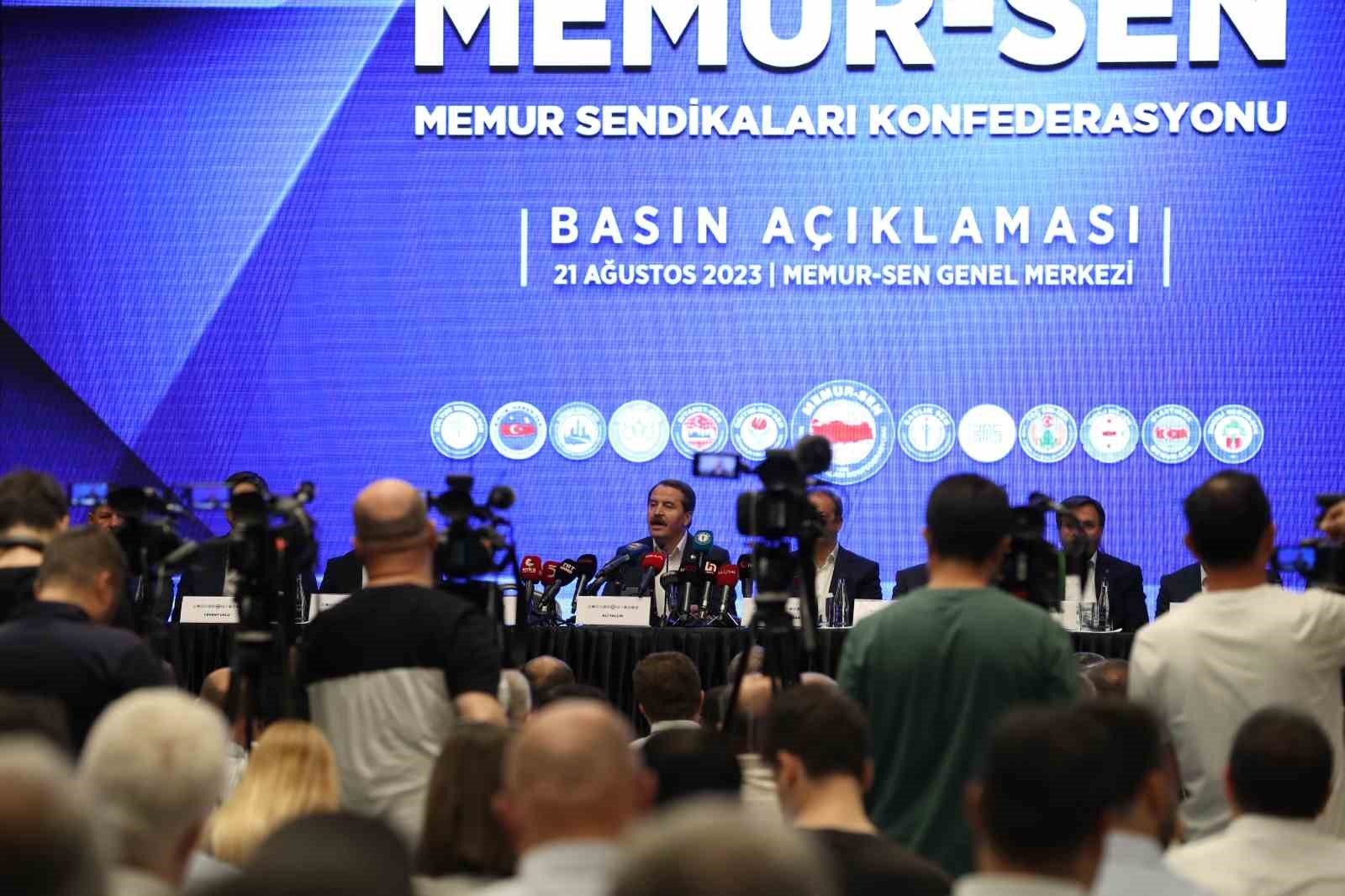 Memur-Sen Genel Başkanı Yalçın: "Yüzdelik zamda iyileştirici bir irade, refah payında ise olumlu bir adım bekliyoruz"