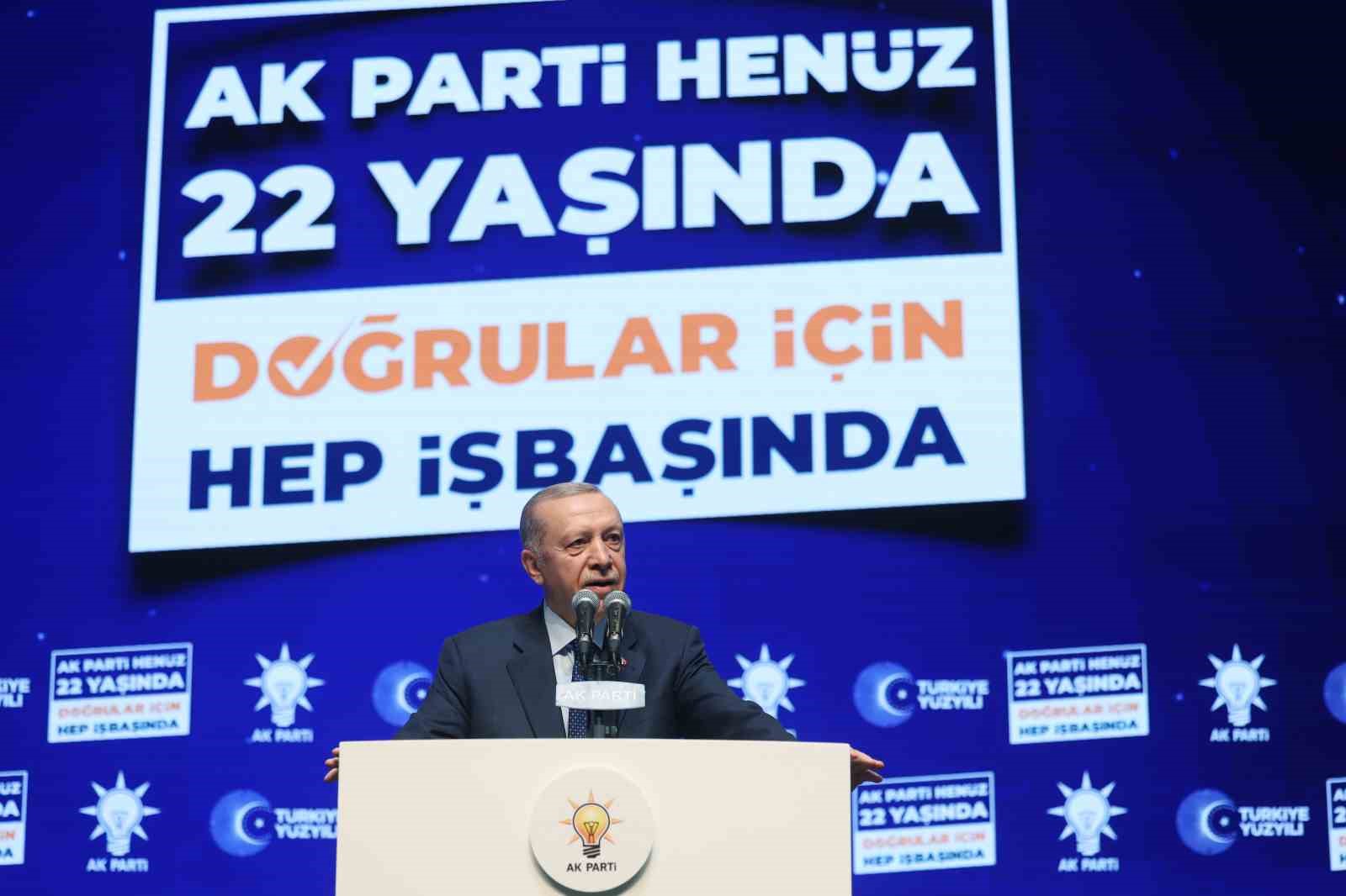 Cumhurbaşkanı Erdoğan: “Türkiye’nin siyaset mühendisliği ürünü kurgulardan kurtulup, yerli ve milli eksende siyaset yapan bir muhalefete kavuşması en büyük dileğimizdir"