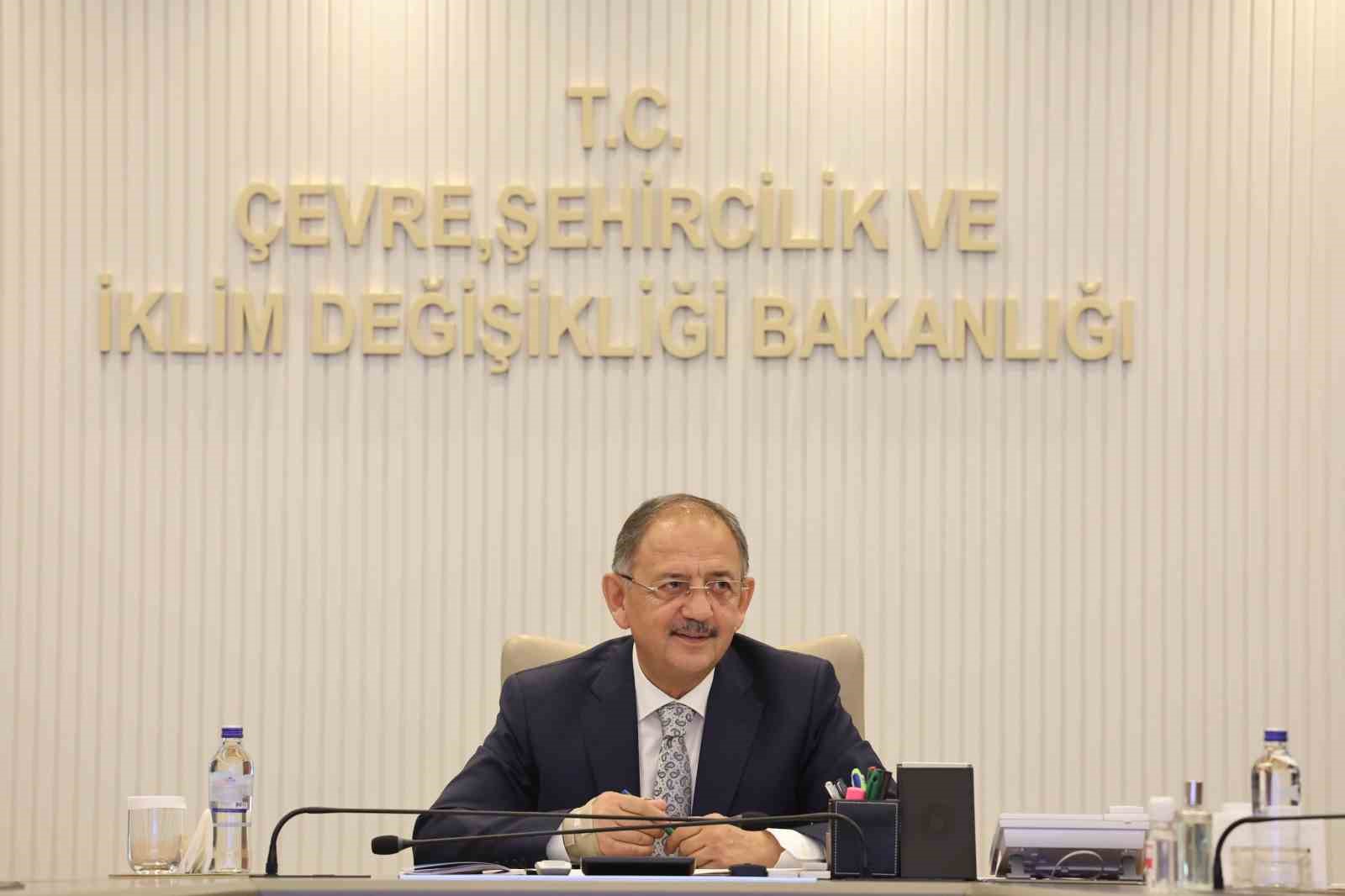 Bakan Özhaseki: "2023 yılı itibarıyla 34 bin 519 çevre denetimi gerçekleştirdik"