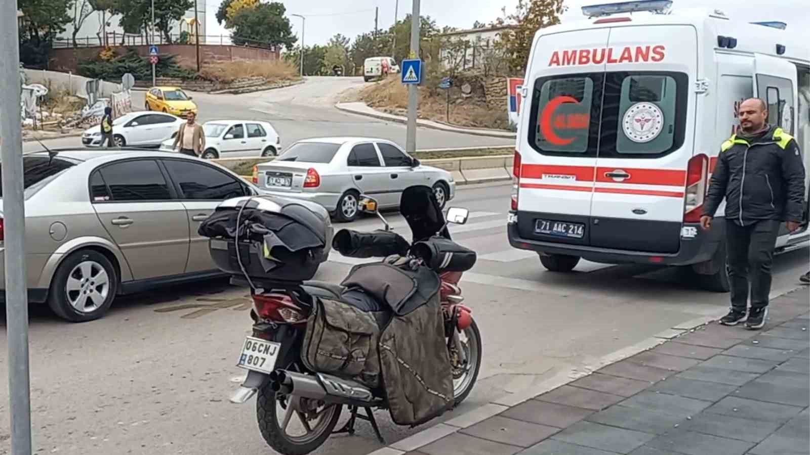 Kırıkkale’de motosiklet devrildi: 1 yaralı