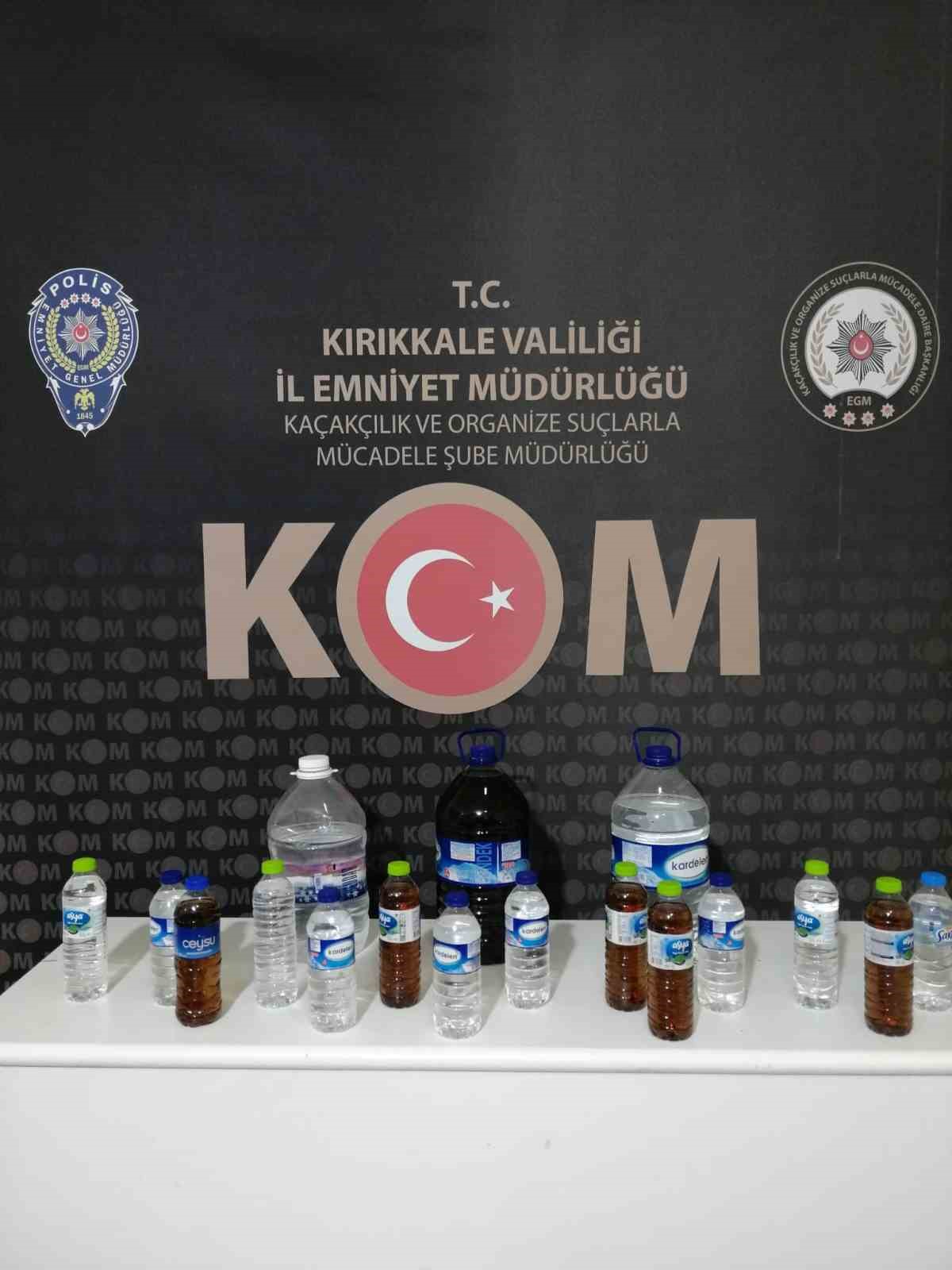 Kırıkkale’de kaçak içki ve tütün operasyonu: 6 gözaltı