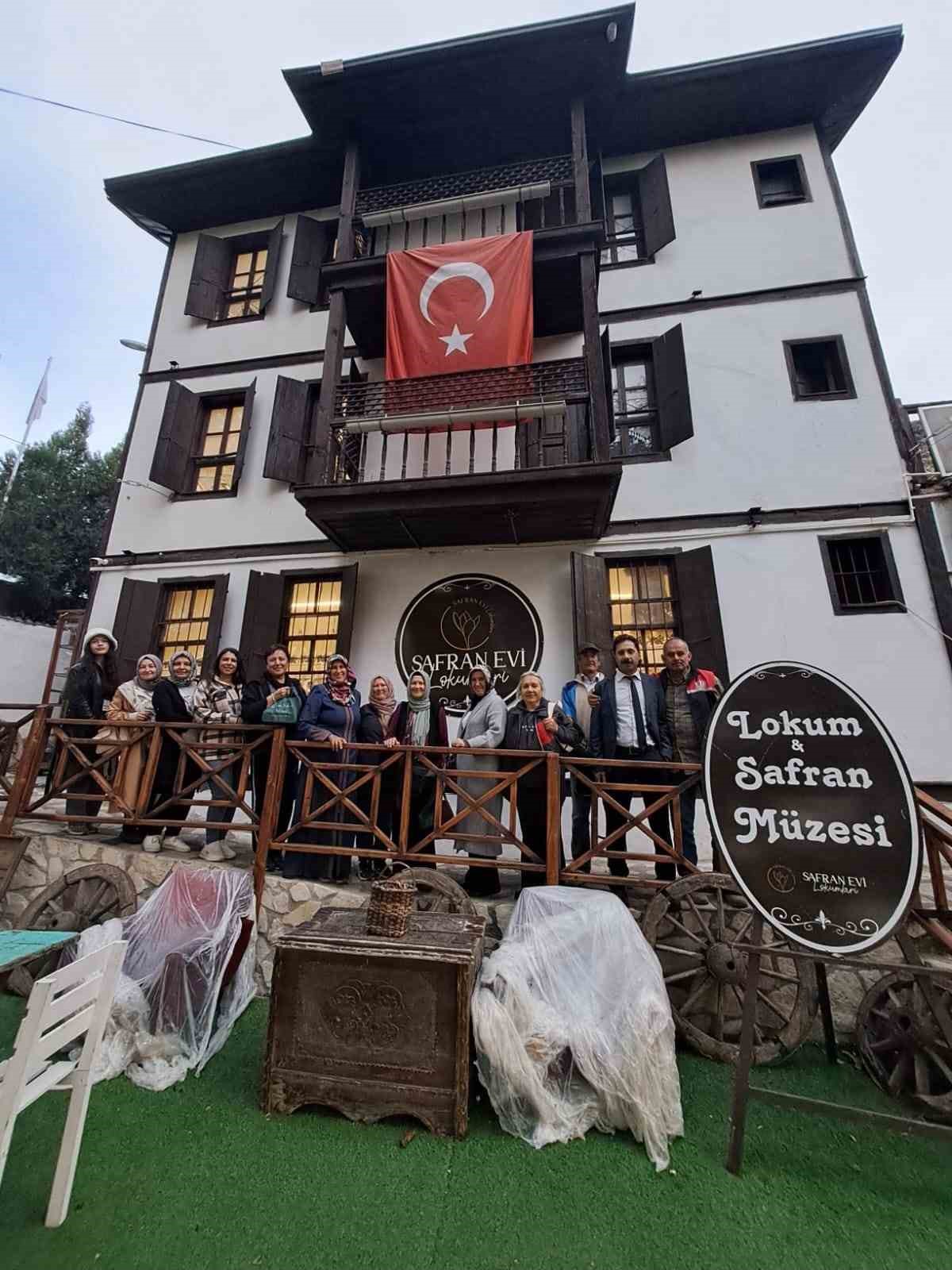 Eskişehirli hanımlar safran diyarı Safranbolu’da söz verdi