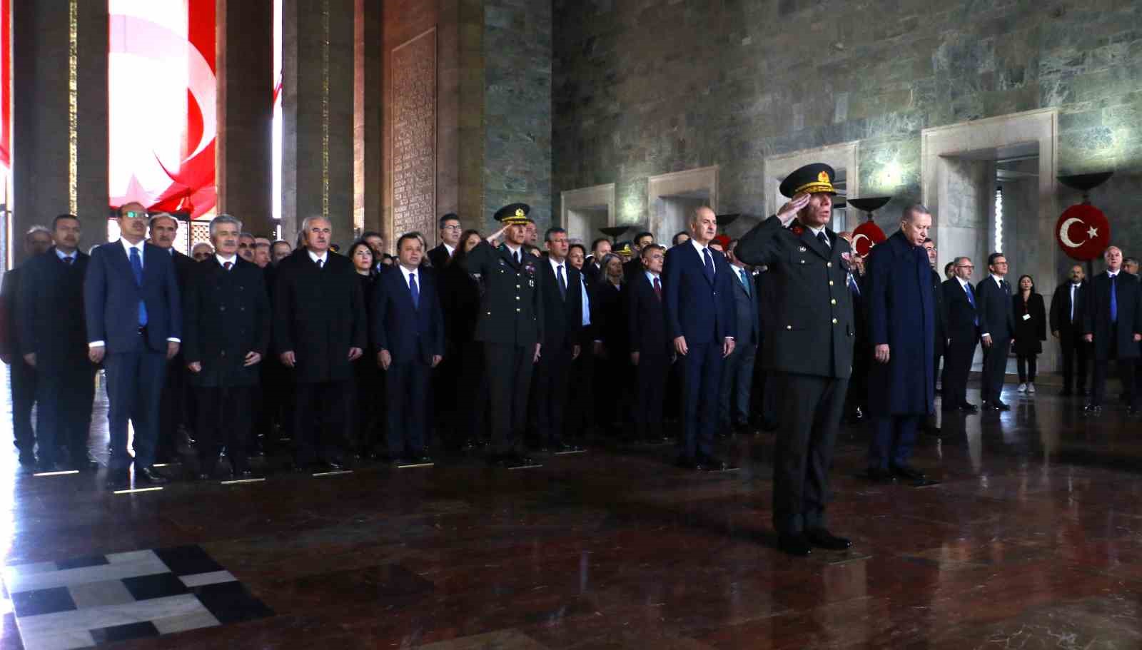 Anıtkabir’de 10 Kasım töreni