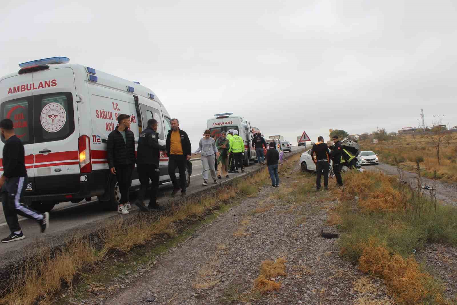 Konya’da otomobil takla attı: 5 yaralı