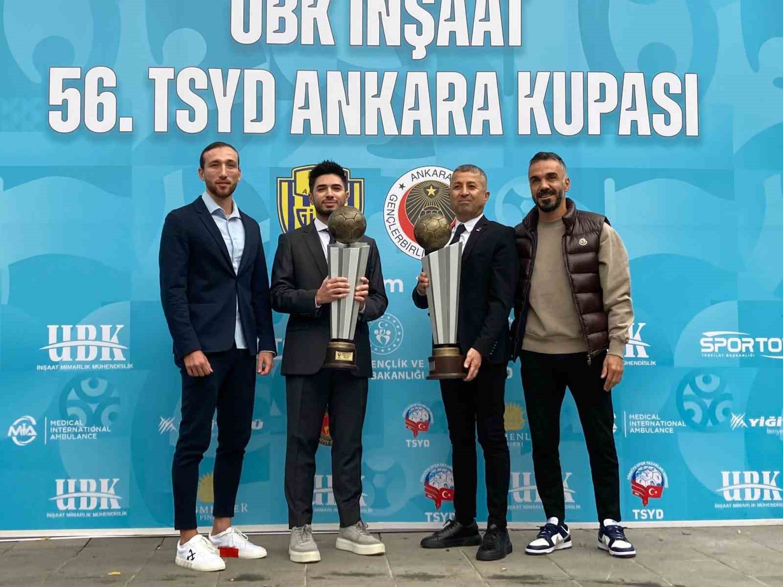 TSYD Ankara Kupası öncesi Gençlerbirliği ve Ankaragücü futbolcuları bir araya geldi