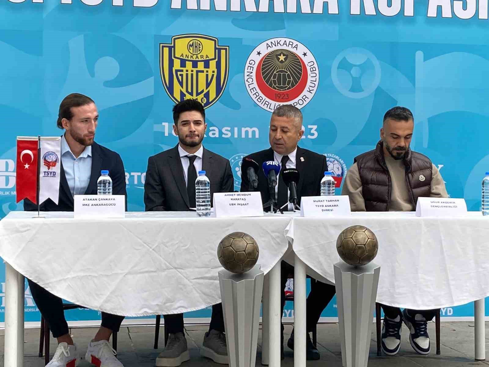 TSYD Ankara Kupası öncesi Gençlerbirliği ve Ankaragücü futbolcuları bir araya geldi