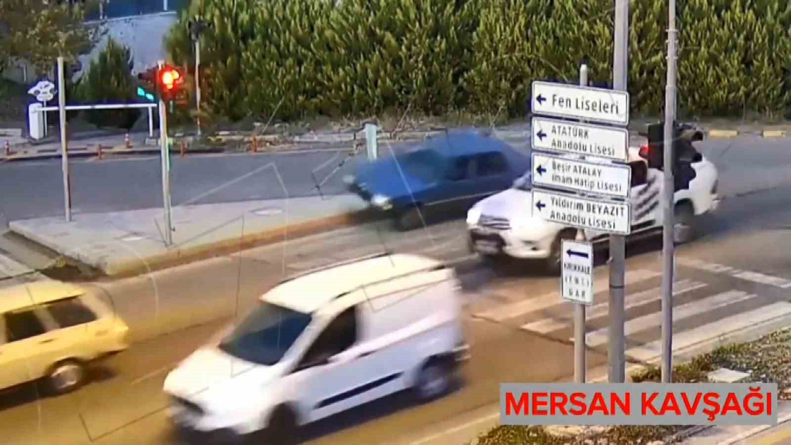 Kırıkkale’deki trafik kazaları KGYS kameralarında