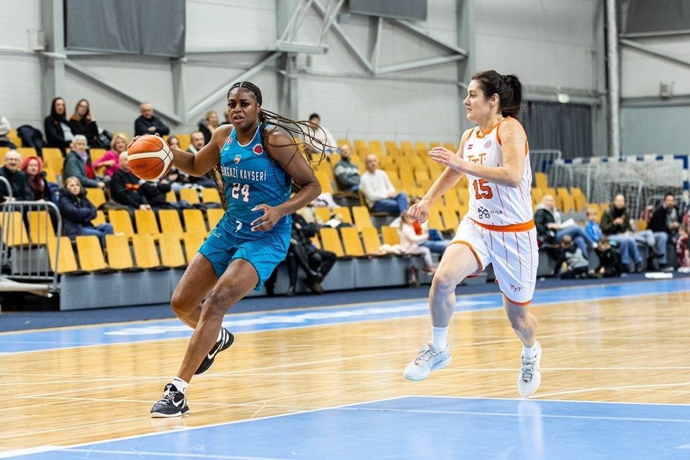 EuroCup Women F Grubu:  TTT Riga: 71 - Melikgazi Kayseri Basketbol: 69