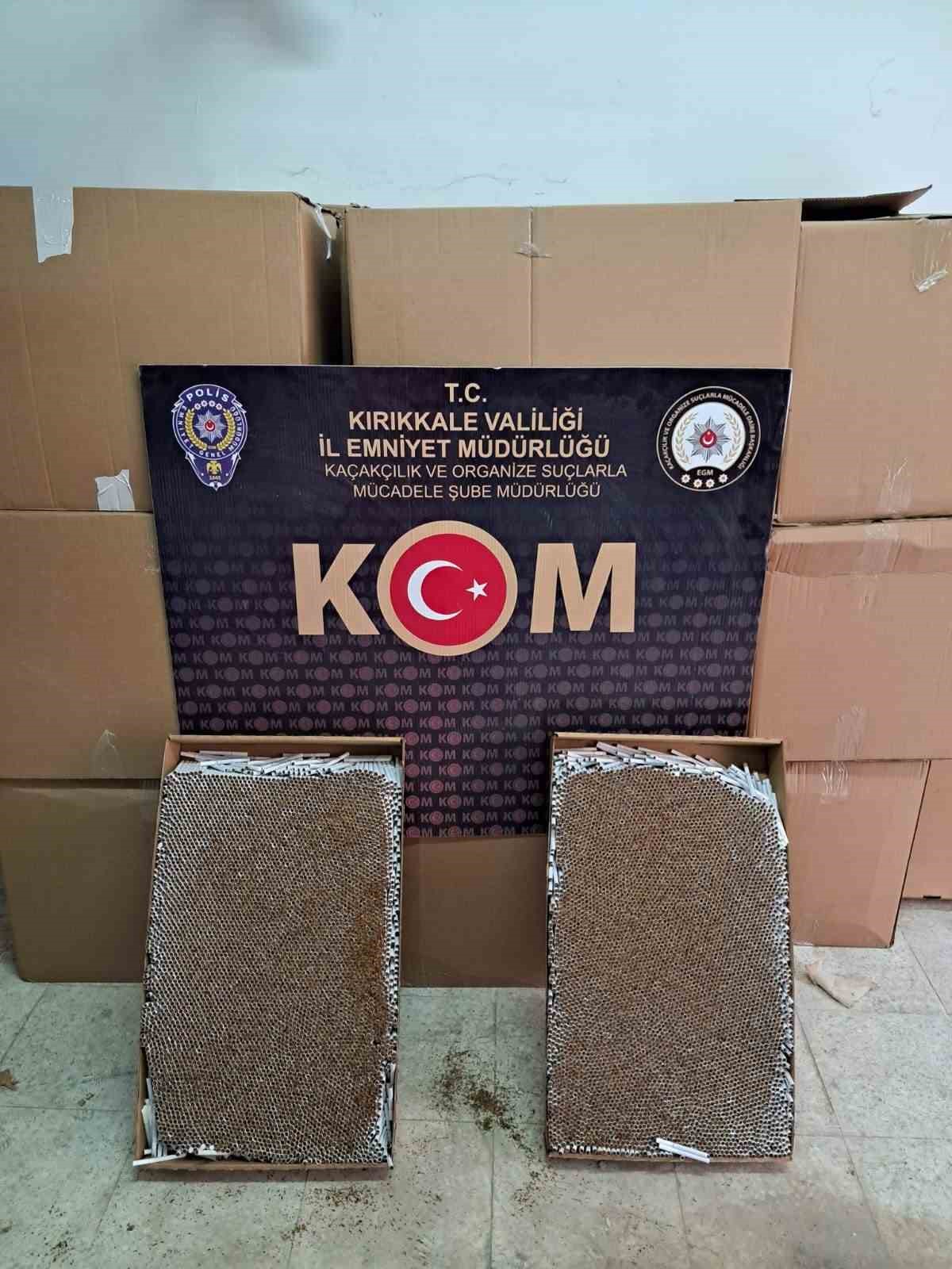 Kırıkkale’de kaçakçılık operasyonu: 6 gözaltı