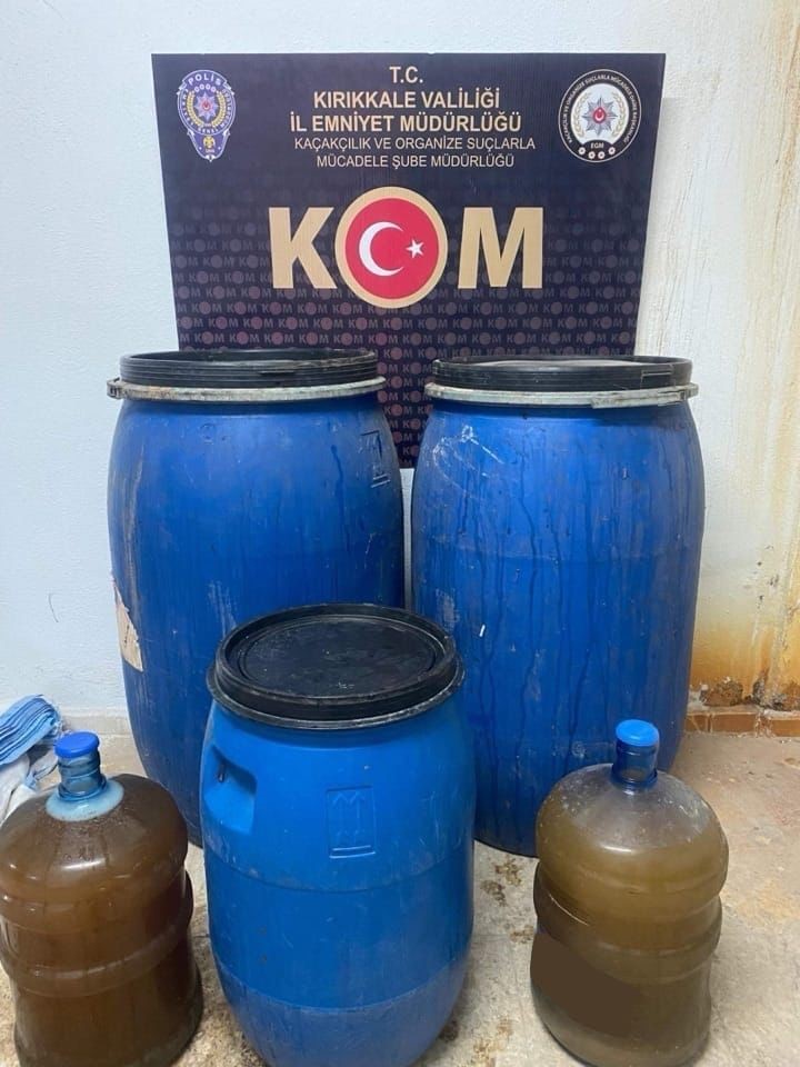 Yılbaşı öncesi kaçak içki operasyonu: 580 litre ele geçirildi