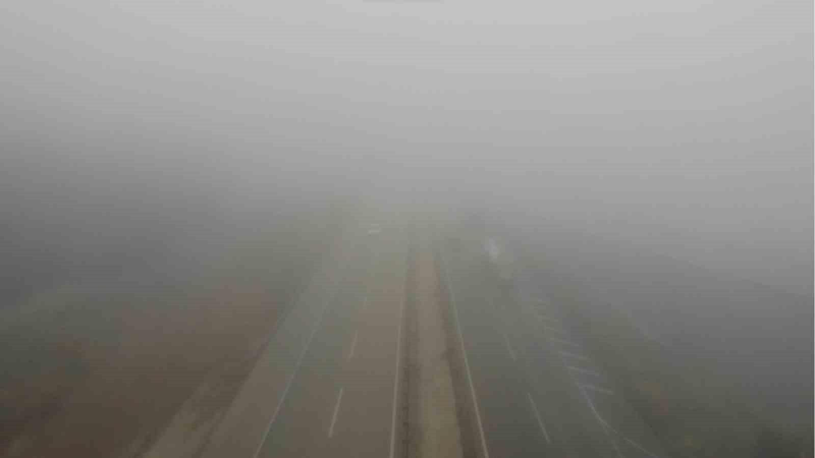 Kırıkkale'de yoğun sis etkili oldu