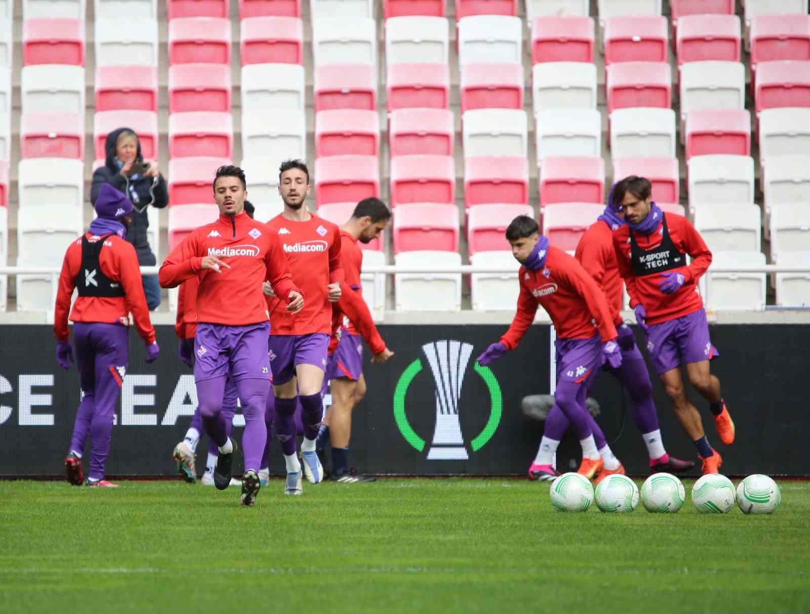 Fiorentina, Sivasspor maçı hazırlıklarını tamamladı