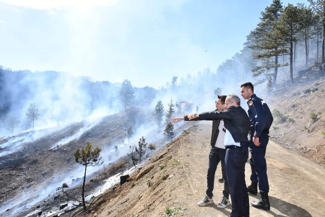 Konya’da ormanlık alanda yangın kontrol altına alındı