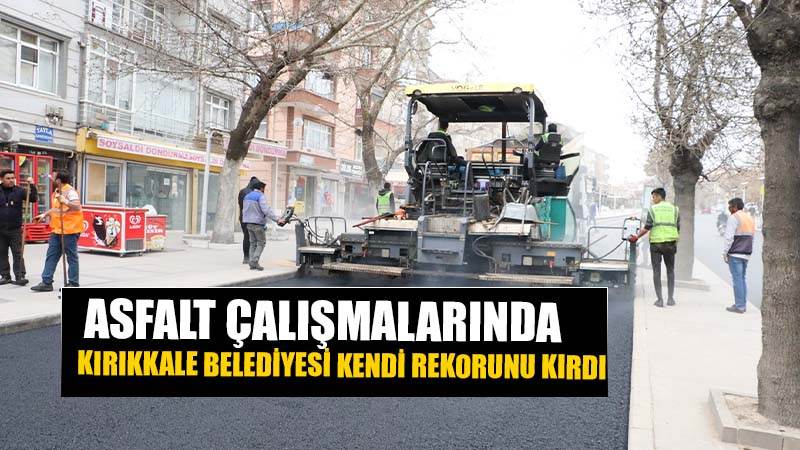 Belediye kendi rekorunu kırdı