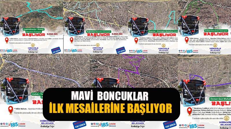 Mavi Boncuklar İlk Mesailerine Başlıyor.