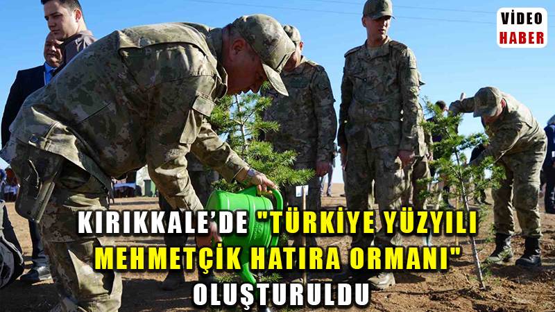 Kırıkkale’de "Türkiye Yüzyılı Mehmetçik Hatıra Ormanı" oluşturuldu