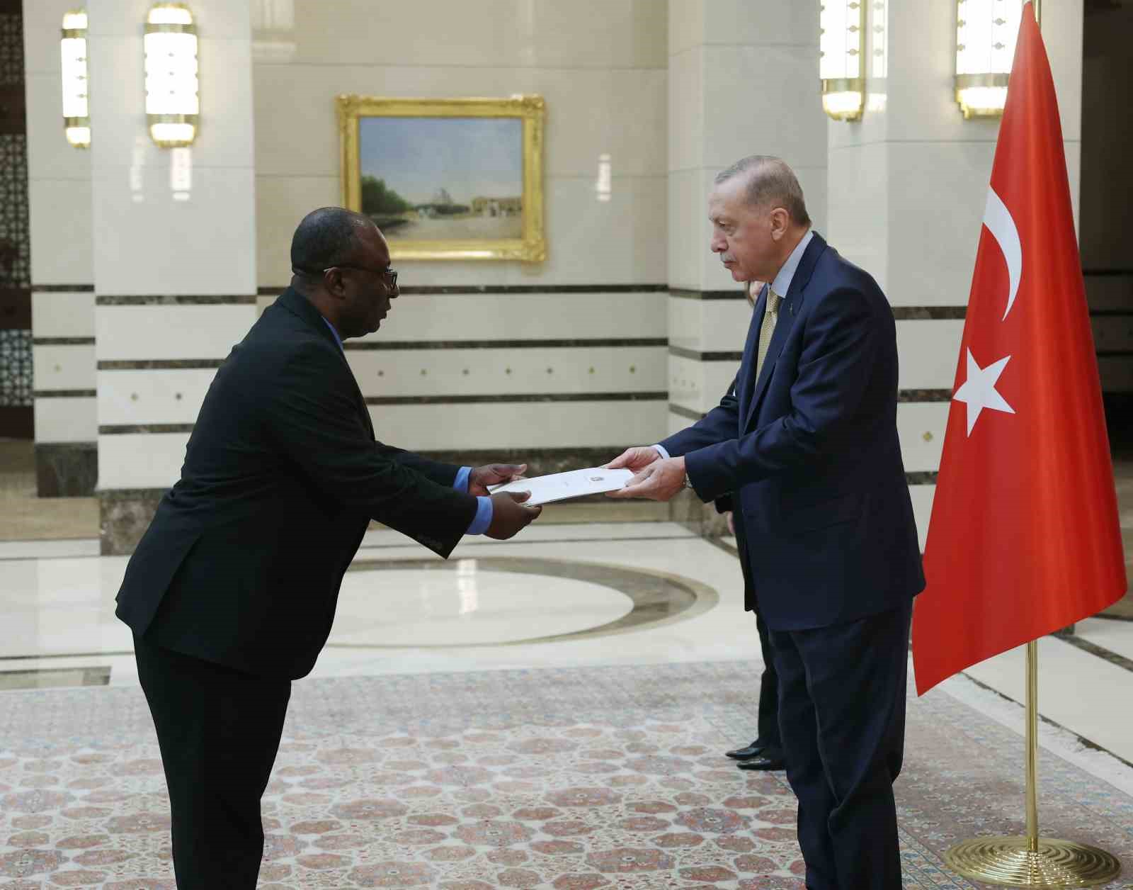 Cumhurbaşkanı Erdoğan, Tanzanya Büyükelçisi Bakari’yi kabul etti