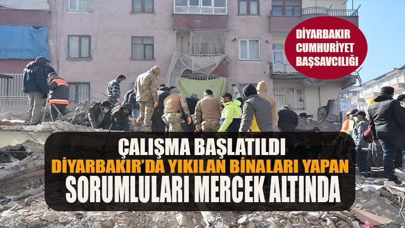 Yıkılan binaları yapan sorumlular mercek altına alındı