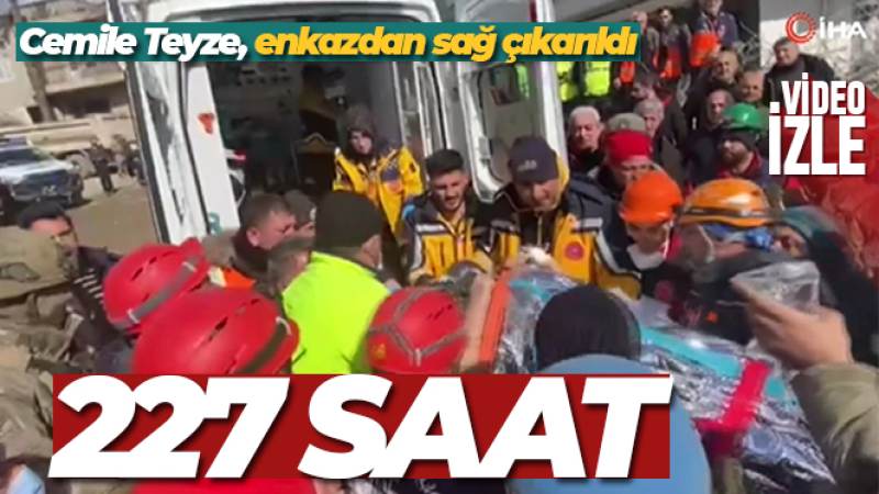 227'nci saatte umutlar tekrar yeşerdi