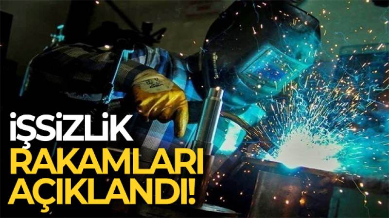 İşsizlik rakamları açıklandı