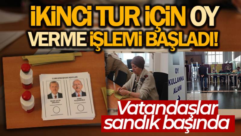 Cumhurbaşkanı 2. tur seçim heyecanı yurt dışında başladı