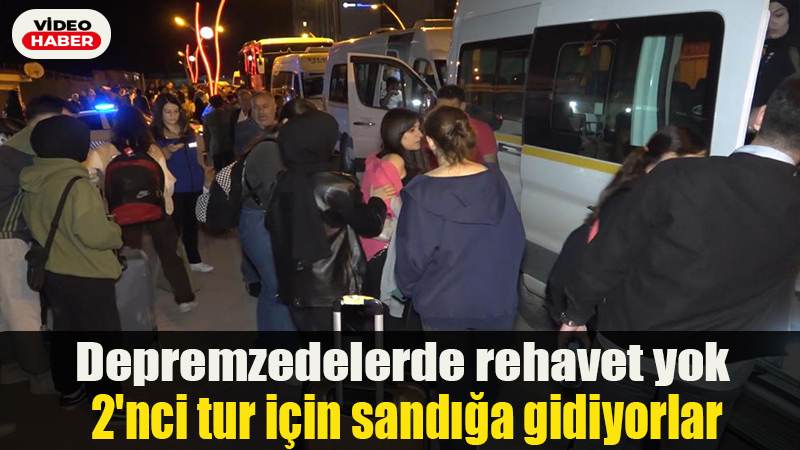 Depremzedelerde rehavet yok, 2’nci tur için sandığa gidiyorlar