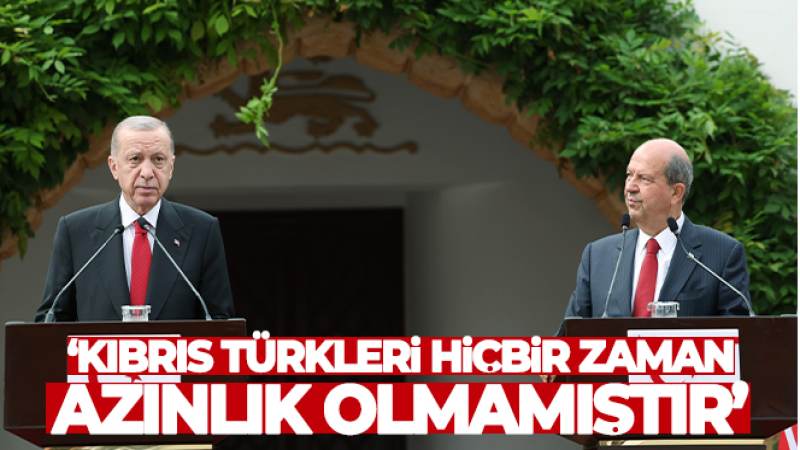 Cumhurbaşkanı Erdoğan Lefkoşa'da