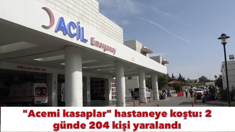 "Acemi kasaplar" hastaneye koştu: 2 günde 204 kişi yaralandı