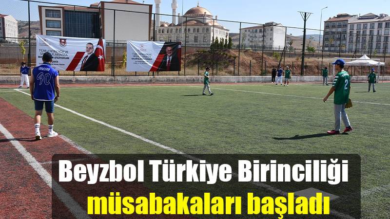 Beyzbol Türkiye Birinciliği müsabakaları başladı