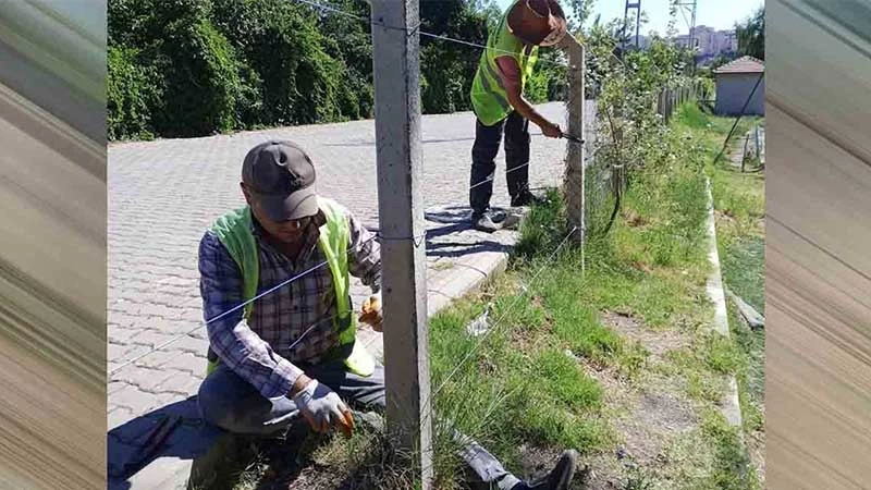 YAHŞİHAN’IN PARK VE BAHÇELERİ YENİLENİYOR