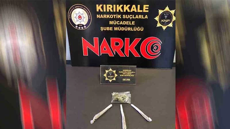 KIRIKKALE’DE SKUNK MADDESİ ELE GEÇİRİLDİ