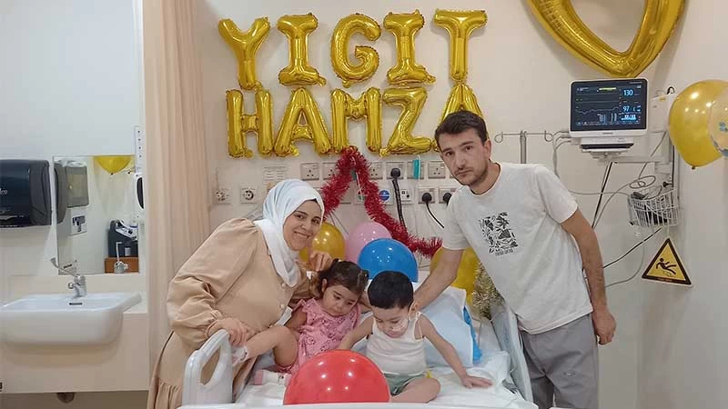 YİĞİT HAMZA DEMİR İLK İLACINI ALDI