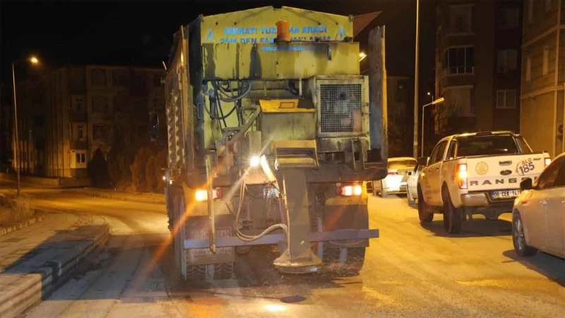 Buzlanmaya karşı önlem alındı