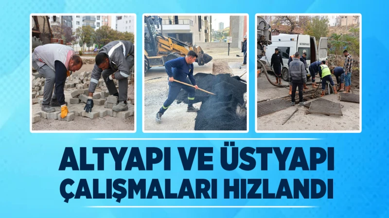 Kırıkkale’de altyapı ve üstyapı çalışmaları hızlandı